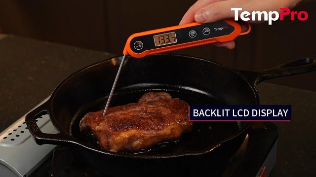 TempPro TempSwift 1 Sec Meat Thermometer Digital for Kitchen Cooking Food