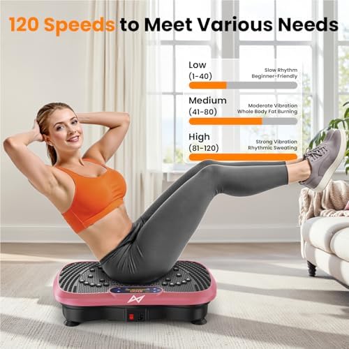 AXV Vibration Plate Exercise Machine Fitness Platform Body Vibrating Board