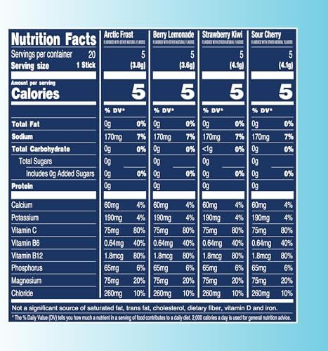 TREVI Electrolytes Powder Packets, Sugar Free Hydration, Favorites 20 Pack