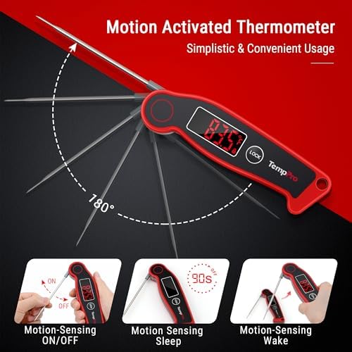 TempPro TempSwift 0.5 Sec Instant Read Digital Meat Thermometer Waterproof
