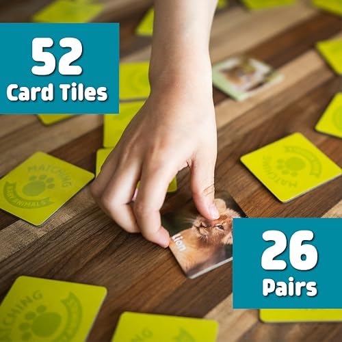 Chuckle & Roar Baby Animals Matching Memory Game