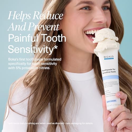 Boka Sensitive Toothpaste - Fluoride Free Nano Hydroxyapatite Toothpaste