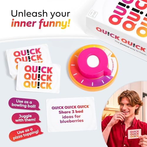 WHAT DO YOU MEME? QU!CK QU!CK QU!CK, Ultimate Party Game by Relatable