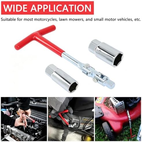 Spark Plug Socket Wrench T-Handle 5/8" (16mm) & 13/16" (21mm)