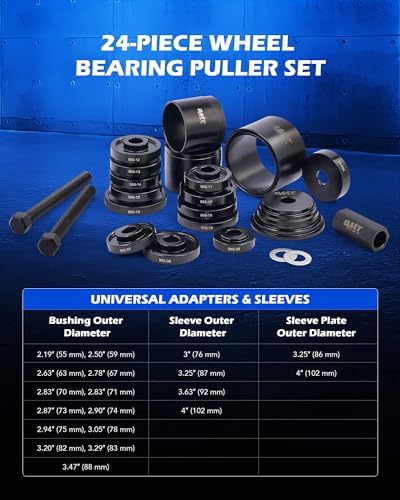 OMT Wheel Bearing Press Kit for Front Wheel Bearing Removal & Installation