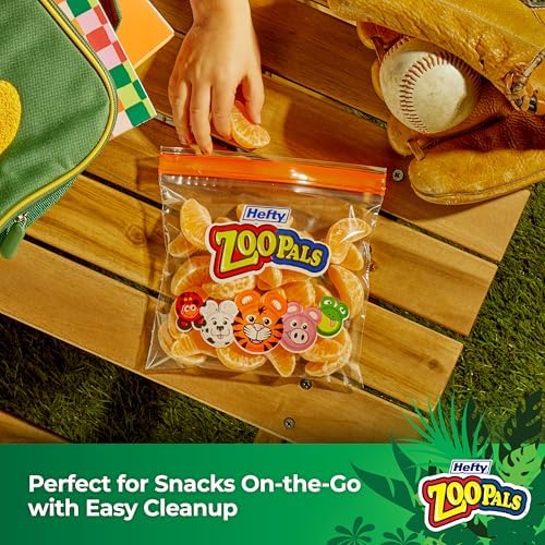 Hefty Zoo Pals Sandwich Bags 50ct