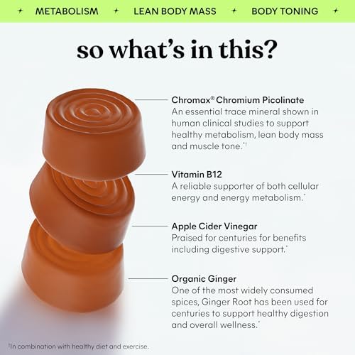 Lemme Tone Metabolism & Body Toning Gummies, 30-Day Supply