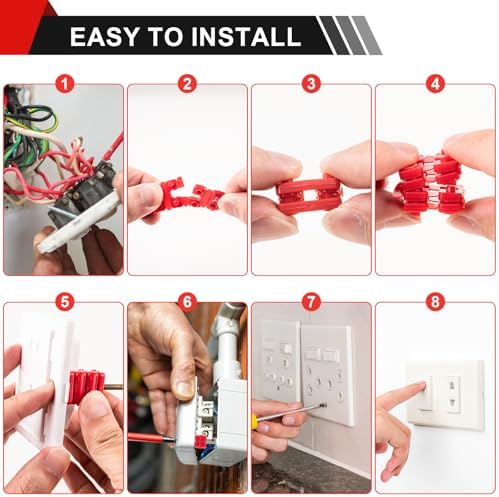 Outlet Spacers for Electrical Box, 48 PCS Spacers for Box Extender Kit