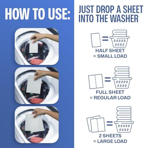 Sudstainables Fabric Softener Sheets for Washer, Fresh Linen, 200 Loads