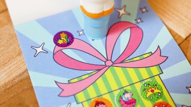 Melissa & Doug Sticker Wow!™ 24-Page Activity Pad and Sticker Stamper, 300 Stickers, Arts and Crafts Fidget Toy Collectible Character – Unicorn Creative Play Travel Toy for Girls and Boys 3+