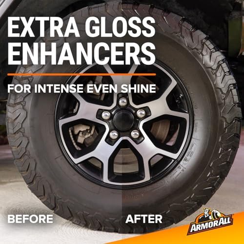 Armor All Tire Shine Spray, Even Shine, Minimal Overspray, 2 Count