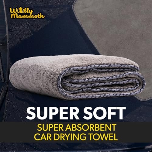 Chemical Guys, Woolly Mammoth Large Microfiber Drying Towel, 36 x 25 in