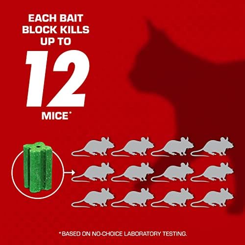 Tomcat Mouse Killer, Child & Dog Resistant, Refillable Station and 16 Baits
