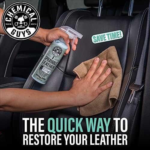 Chemical Guys, Sprayable Leather Cleaner & Conditioner in One Spray, 16 oz
