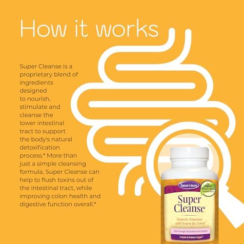 Nature's Secret Super Cleanse Herbal Colon Cleanse & Gut Support