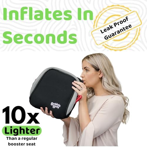 BubbleBum Inflatable Travel Booster Car Seat – Backless Booster carseat