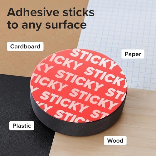 Strong Ceramic Round Adhesive Magnets, 0.7x0.12 (18x3mm), 100 Pcs