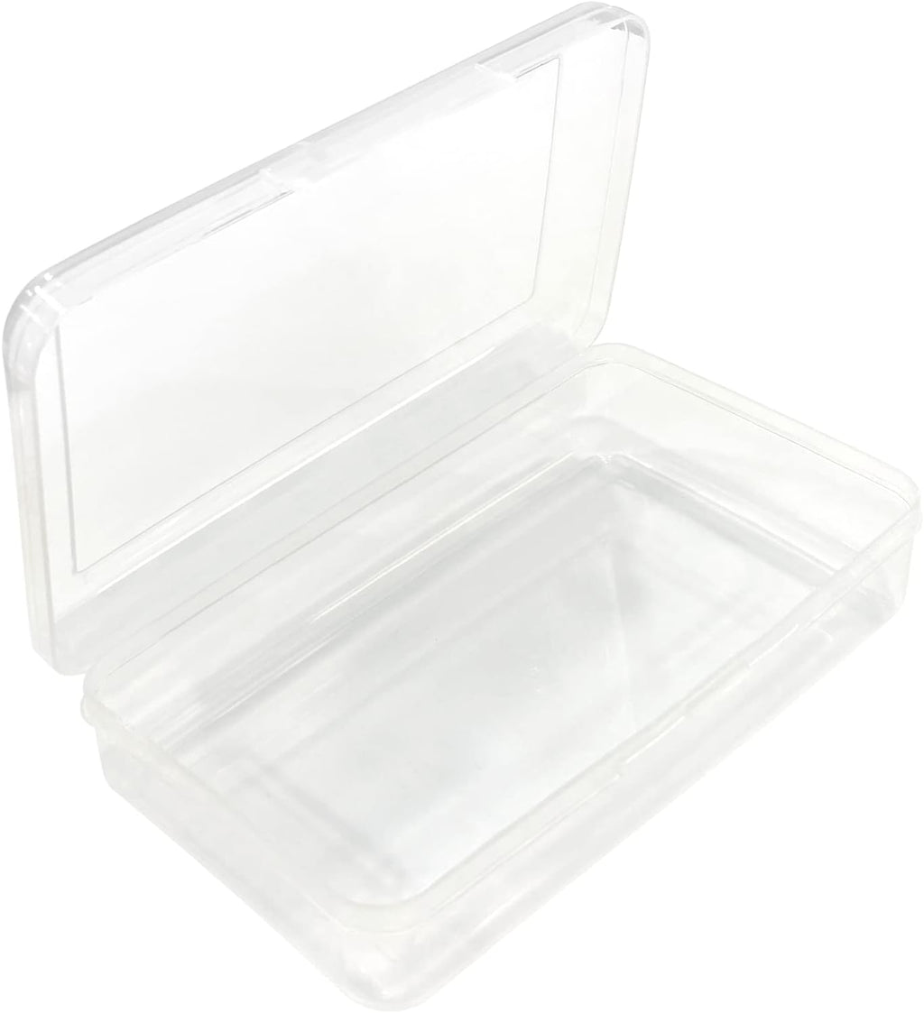Ykimok Large Capacity Clear Pencil Case, Plastic Pencil Boxes Stackable Design, Supply Boxes for Kids Boys School Classroom,1 Pack