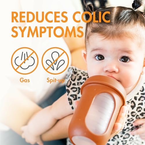 Boon Nursh Silicone Baby Bottles - Speckle - 8 Oz - 3 Count