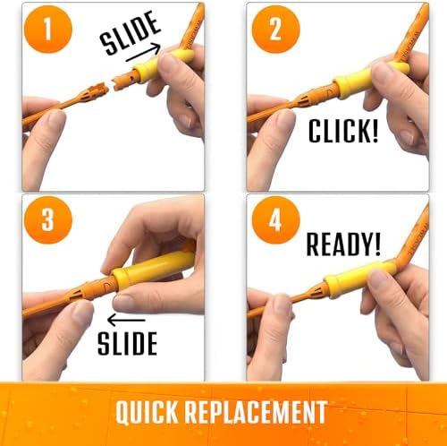 FlexiSnake Drain Weasel Refill for Sink Snake Hair Clog Remover, 5 Pack