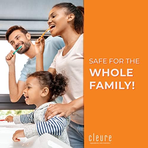Cleure Fluoride Free Toothpaste, SLS & Mint Free (4oz Tube, 1 Pk)