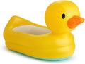 Munchkin Duck Inflatable Baby Bathtub, White Hot Heat Alert