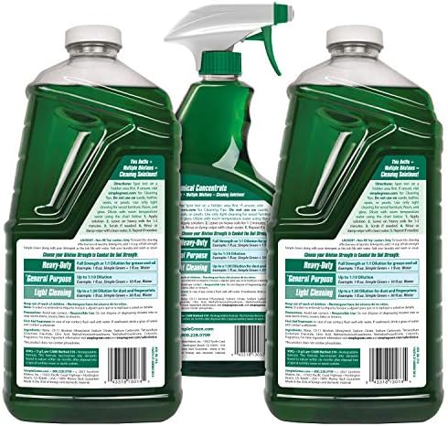 Simple Green All-Purpose Cleaner Spray and Refill, Green, 3 Piece Set, Original, 1 Count