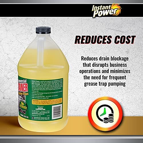 Instant Power Commercial Drain Maintainer & Trap Treatment, 1 Gal