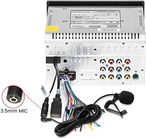 FingerLakes 3.5mm Microphone Assembly Mic for Car Vehicle Head Unit Bluetooth Enabled Stereo Radio GPS DVD