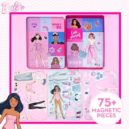 Horizon Group USA Magnetic Playset for Kids, Barbie