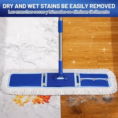 36" Commercial Dust Mop: Dust Broom for Hardwood Floors Cleaning