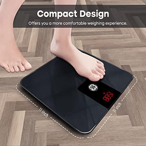 GE Bathroom Scale for Body Weight, Digital Smart Accurate 400 lb Weighing