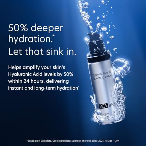 PCA SKIN Hyaluronic Acid Boosting Hydrating Face Serum, Lightweight, 1 oz