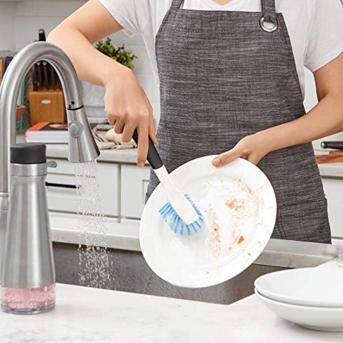 OXO Good Grips Dish Scrub Brush with Non-Slip Handle, Nylon Bristles