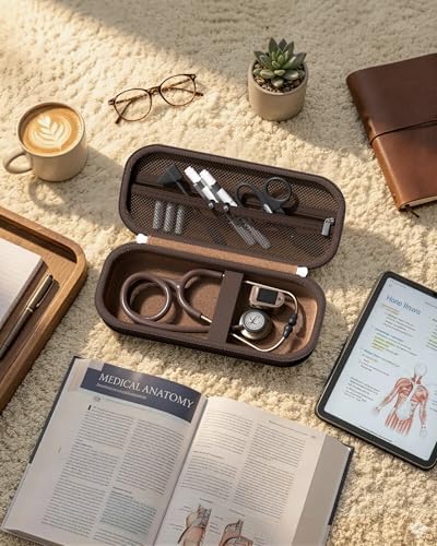 ProCase Stethoscope Case for 3M Littmann Classic III & Cardiology IV -Choco