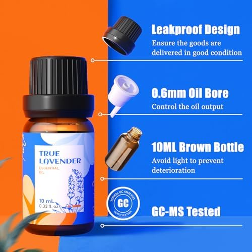 HIQILI Top 16 Essential Oils Set for Skin, Aromatherapy & Home Use