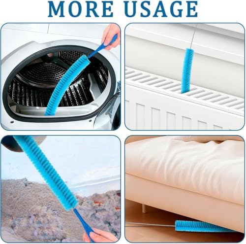 4 Pieces Dryer Vent Cleaner Kit with Dryer Vacuum Hose Attachment