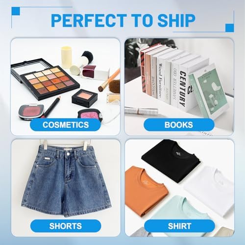 Poly Mailers 10x13 Inch 50 Pcs, Large Shipping Bags for Clothing