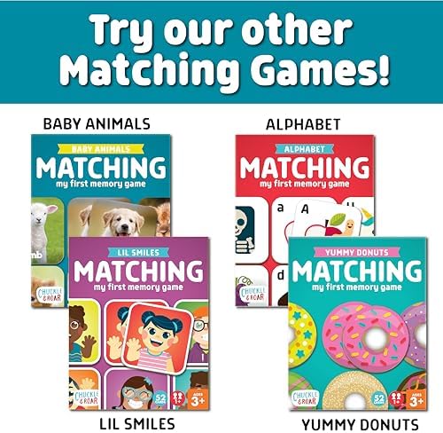 Chuckle & Roar Baby Animals Matching Memory Game