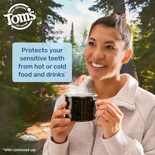 Tom's of Maine Rapid Relief and Sensitive Toothpaste, Mint, 3 Pack, 4.5 oz