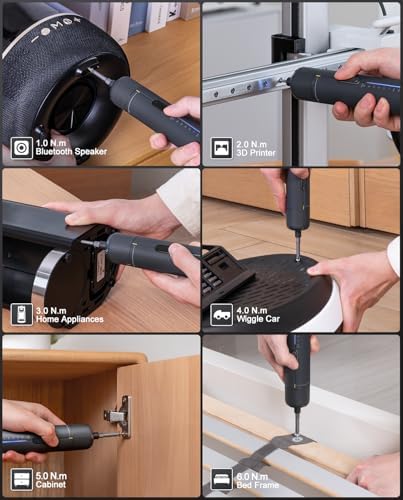 Fanttik S2 Pro Electric Screwdriver, Cordless Screwdriver Set(Space Grey)