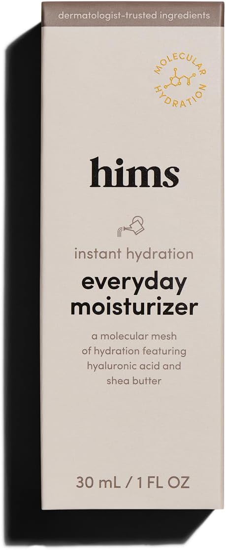 hims Everyday Moisturizer, Hyaluronic Acid, Non-Greasy Face Cream, 1 Fl Oz