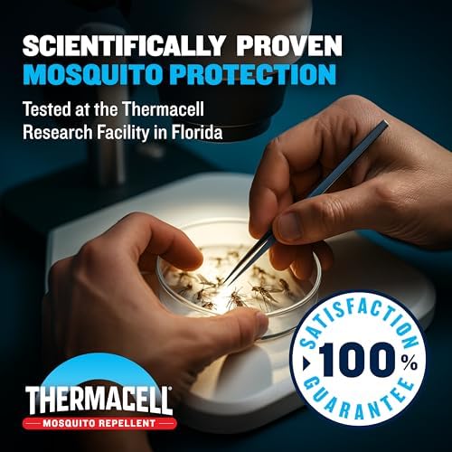 Thermacell E-ZoneGuard Glow Mosquito Repellent + Lantern, LED, 9-Hr Battery