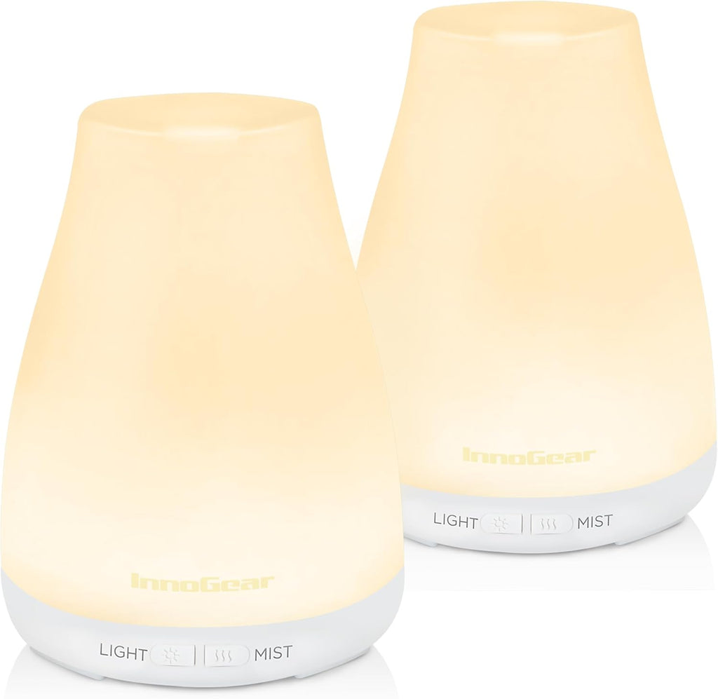 InnoGear Essential Oil Diffuser Ultrasonic Diffusers for Home, Basic White