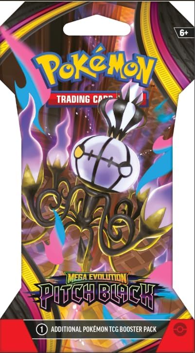 Pokemon TCG Mega Evolution Pitch Black Sleeved Booster Pack