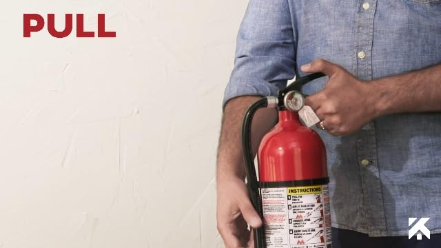 Kidde Basic 110 Fire Extinguisher for Home, 1-A:10-B:C, FA110G, 1 Pack