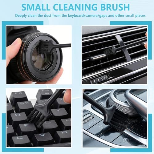 18PCS Crevice Cleaning Brush Hard Bristle Scrub Brushes for Gaps with Box