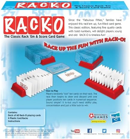 Winning Moves Rack-O Retro Edition, Enjoyed Since the 50's