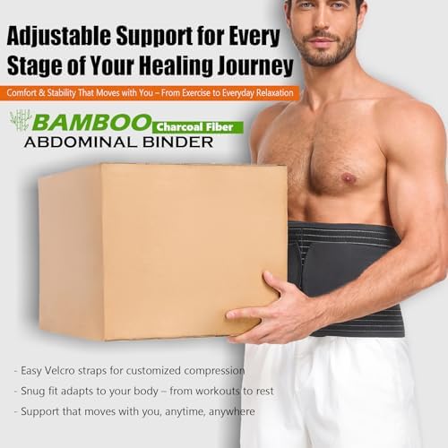 Abdominal Binder for Men Women Post Surgery & Postpartum Recovery