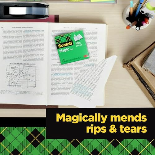 Scotch Magic Tape, Invisible, 12 Rolls